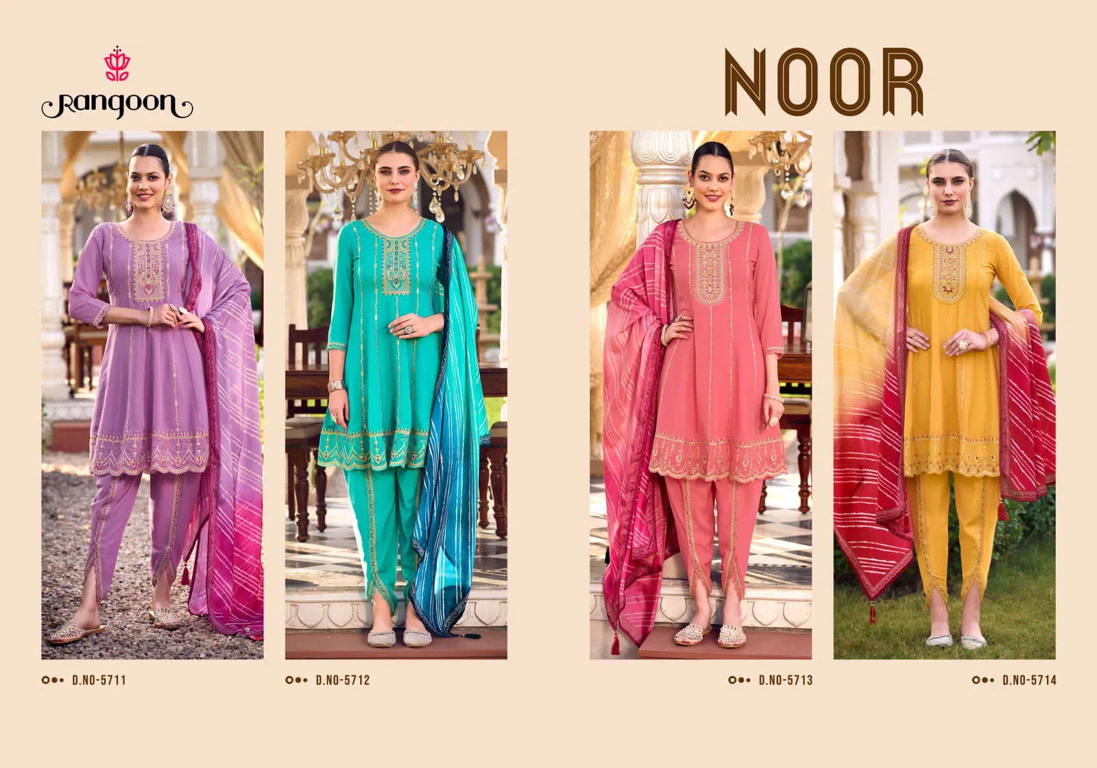 Noor By Rangoon Georgette Readymade Suits Wholesalers In Delhi